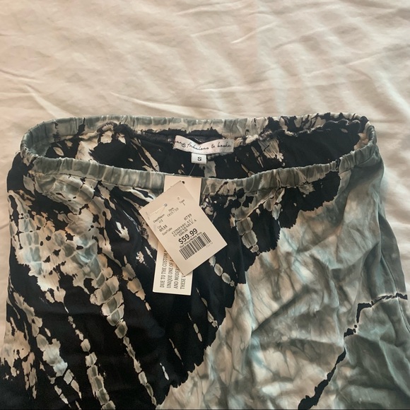 NWT Young, fabulous and Broke - tie dye midi skirt - size S - Picture 5 of 7